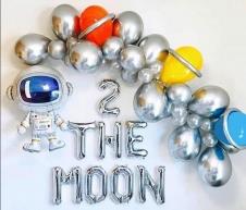 SAMM Astronot Balon Zinciri Full Set Uzay Balon Zinciri (2 the moon) satın al