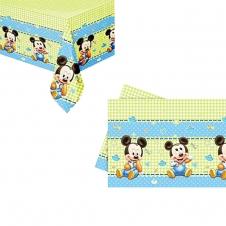 SAMM Bebek Mickey Mouse Lisanslı Plastik Masa Örtüsü 120x180 cm