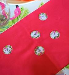 Partiavm Flamingo Aloha Doğum Günü Masaüstü 3cm İsimli Karton Konfeti 50 Adetli Paket satın al