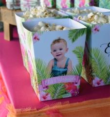 Partiavm Flamingo Aloha Doğum Günü Popcorn Kutusu 5 Adet