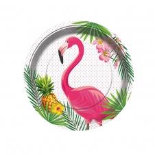 SAMM Flamingo Karton Tabak 23 cm 8li satın al