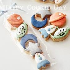 Happy Cookie Day HCDA031A Uzay Temalı 5 li Kurabiye Seti Mini Boy Paket Fiyat satın al