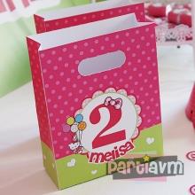 Partiavm Hello Kitty Doğum Günü Süsleri Hediye Çantası Özel Tasarım 13 X 16 cm 5 Adet satın al