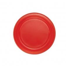 SAMM Kırmızı Plastik Tabak 22 cm 25li satın al