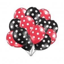 SAMM Kırmızı Puantiyeli Balon Buketi 20li satın al