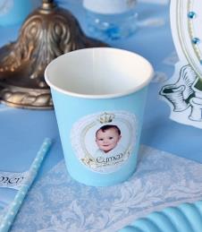 Partiavm Lüks Prens Doğum Günü Süsleri Etiketli Karton Bardak 10 Adet satın al