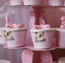 Partiavm Lüks Vintage Doğum Günü Süsleri Cupcake Sargısı 10 Adet satın al