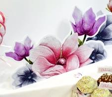 Partiavm Melekli Doğum Günü Süsleri 40 cm Çiçek Dekor Pano satın al