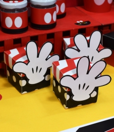 Partiavm Mickey Mouse Doğum Günü Karakterli Karton Kutu 5 Adet