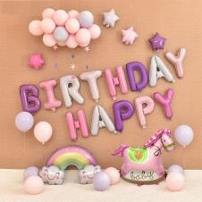 SAMM Pembe Pastel Tonları Happy Birthday Set satın al