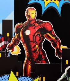 Partiavm Süper Kahramanlar Doğum Günü 60 cm Ironman Dekor Pano satın al