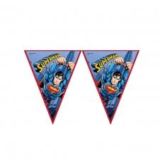 SAMM Superman Lisanslı Üçgen Bayrak Afiş