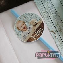 Partiavm Teddy Bear Doğum Günü Süsleri Pipet Etiketli 5 Adet satın al