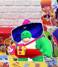 Partiavm Brawl Stars Doğum Günü 40 cm Özel Kesim Dekor Pano satın al