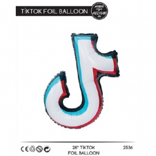Folyo Balon Figür Tiktok Logo 72cm
